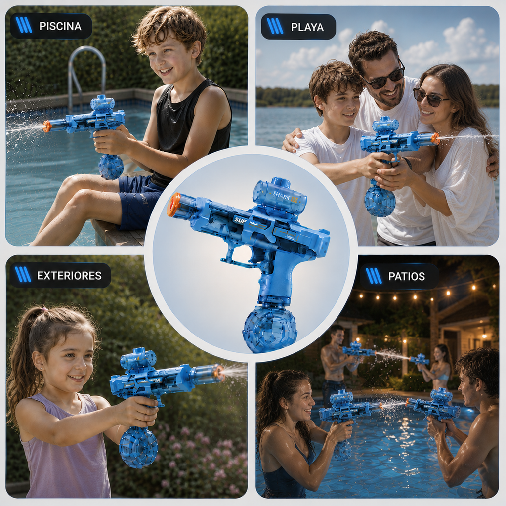 Pistola Eléctrica de Agua