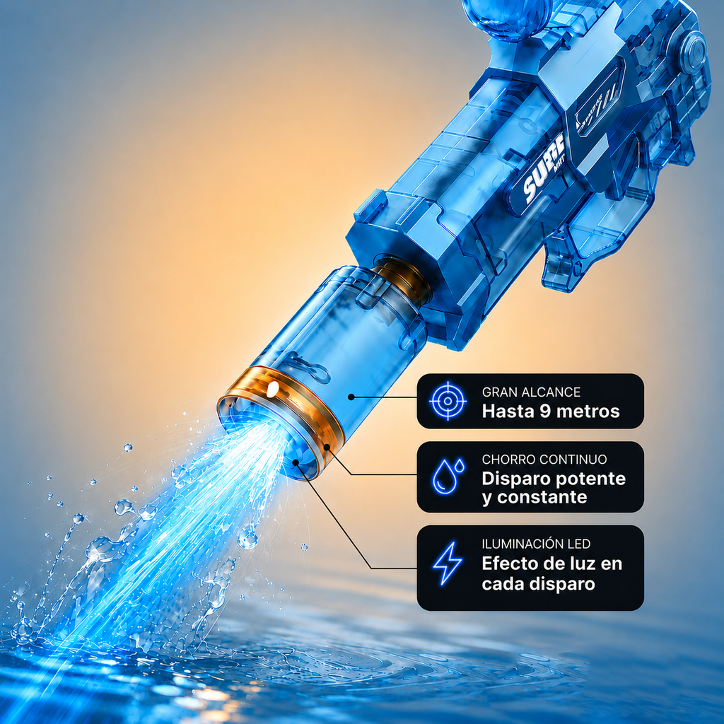 Pistola Eléctrica de Agua