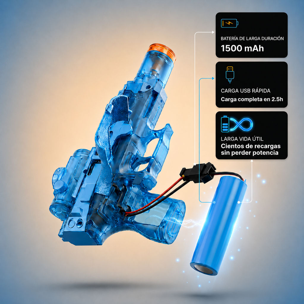 Pistola Eléctrica de Agua
